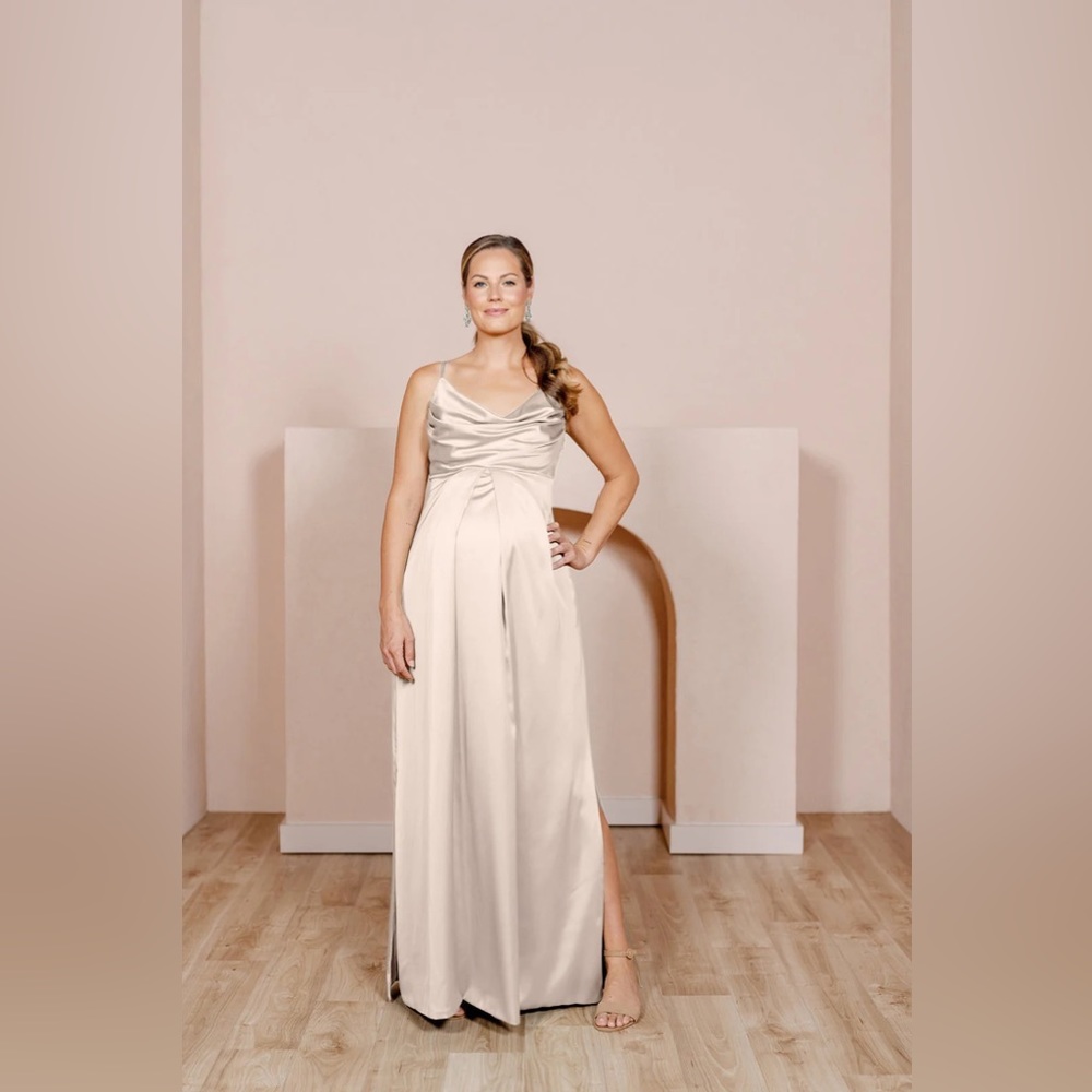 Revelry Maternity Skye Satin Dress